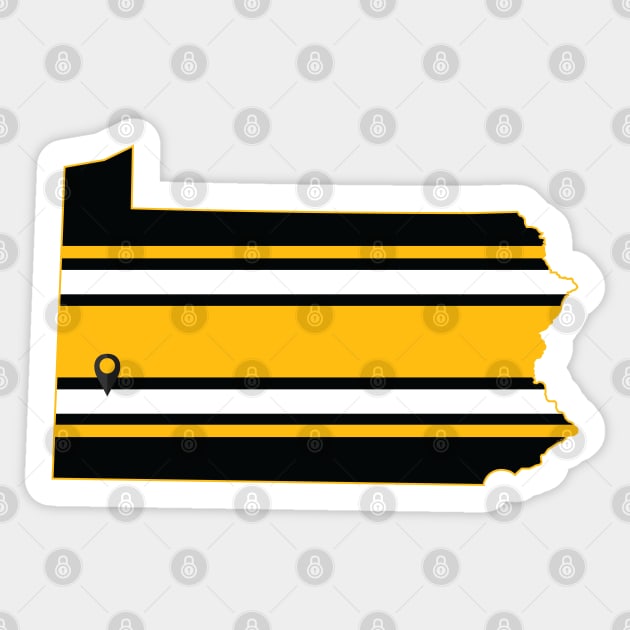 Pittsburgh Football Sticker by doctorheadly